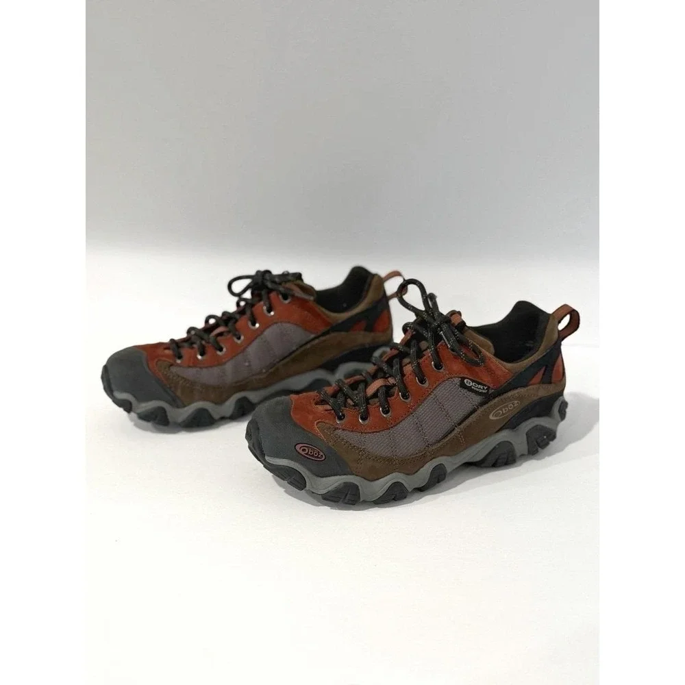 MEN'S OBOZ FIREBRAND II LOW WATERPROOF Hiking shoes size 8 outdoor active tredy